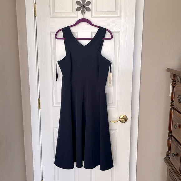 Eliza J Navy Dress Women’s size 14 NWT - Picture 1 of 10